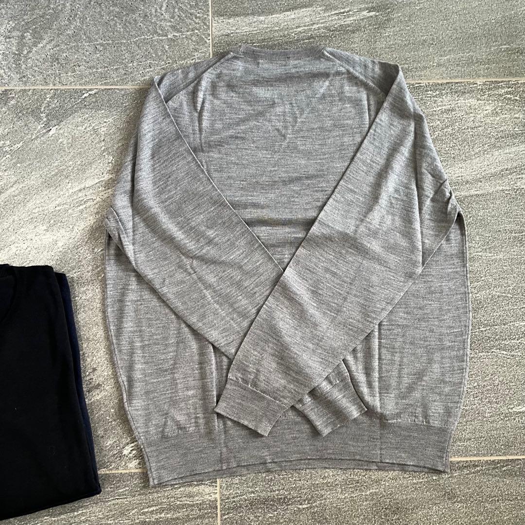 JOHN SMEDLEY SCANLAN クルーネック　グレー