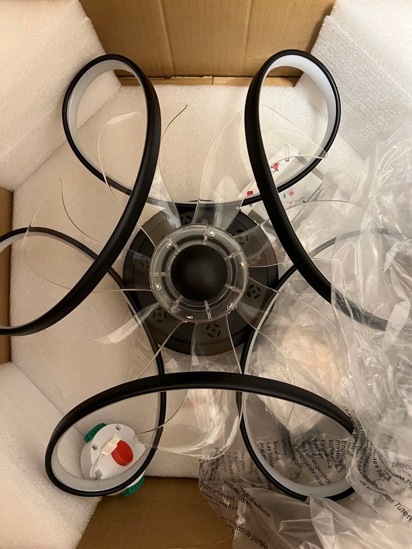 LEDシーリングファン 調光・調色機能付き