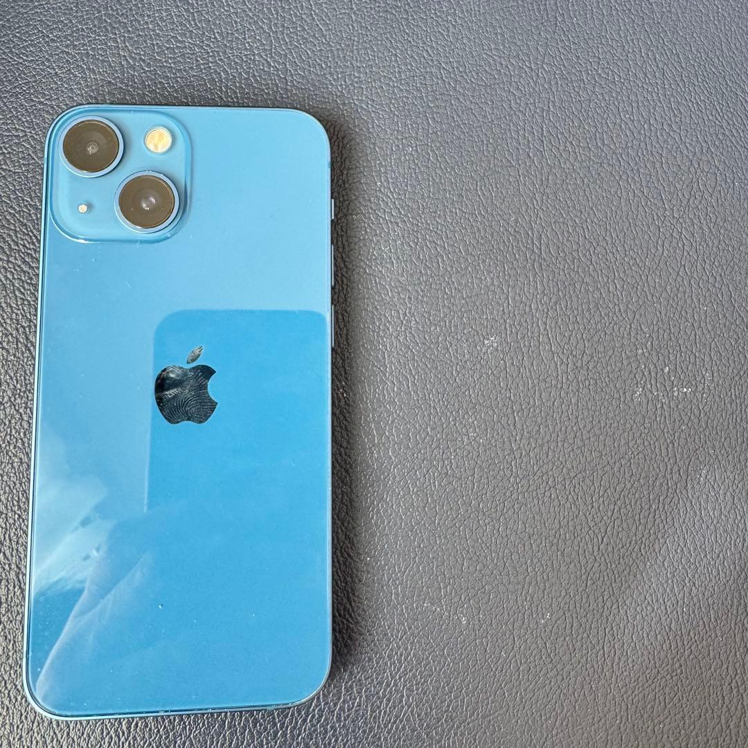Apple iPhone 13 mini、ブルー、バッテリー最大容量100%