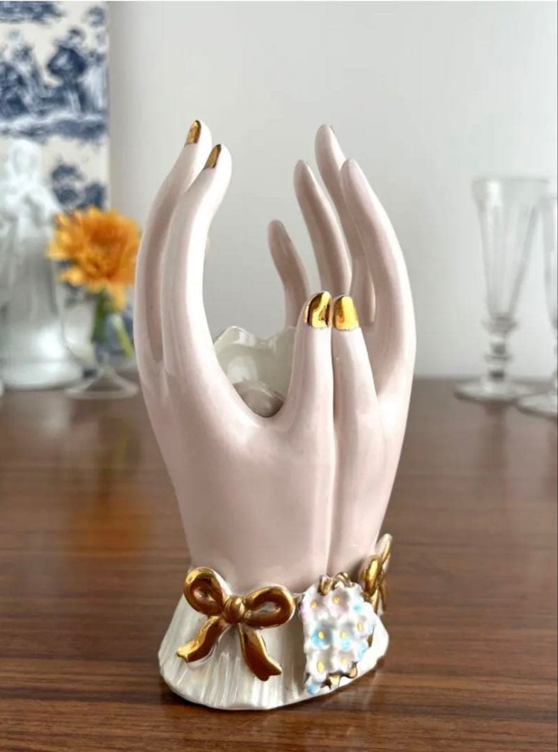 アメリカヴィンテージ ♤ リボンのハンドベース ♤ Made In Japan