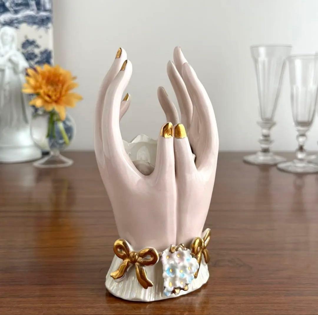 アメリカヴィンテージ ♤ リボンのハンドベース ♤ Made In Japan