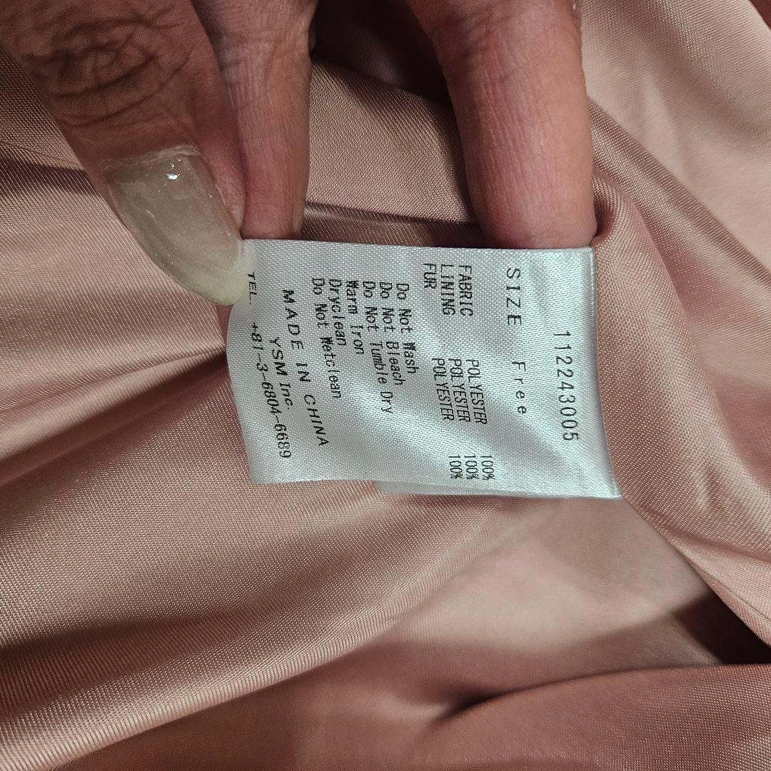 【みる】Darich ダーリッチ タックデザイン チェックコート ピンク