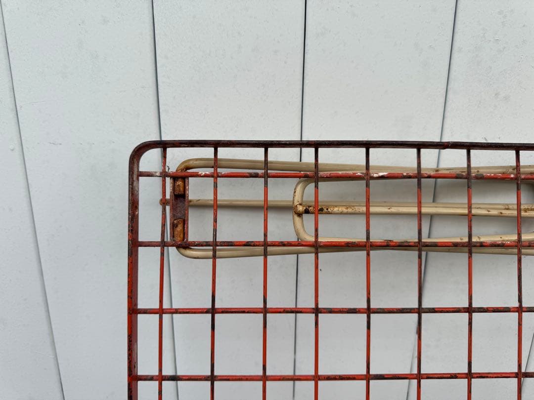 70's ヴィンテージ イギリス Hago社製 キャンプ スチールラック 2段