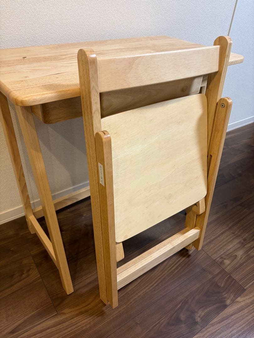 木製デスクセット【机】※セット購入のみ