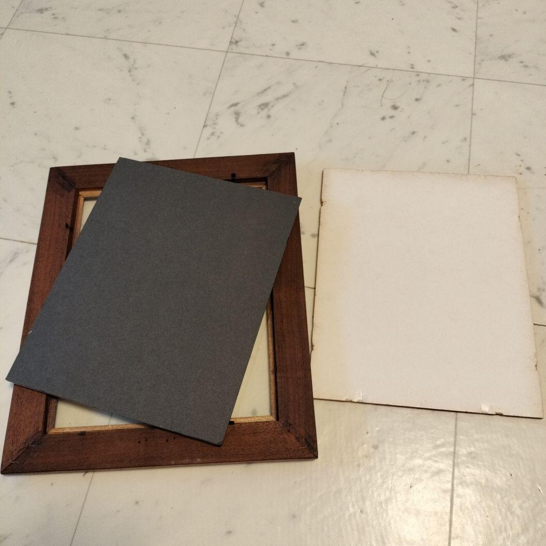 ハワイHAWAIIコアウッド製額縁1990年代当時物②ビンテージ