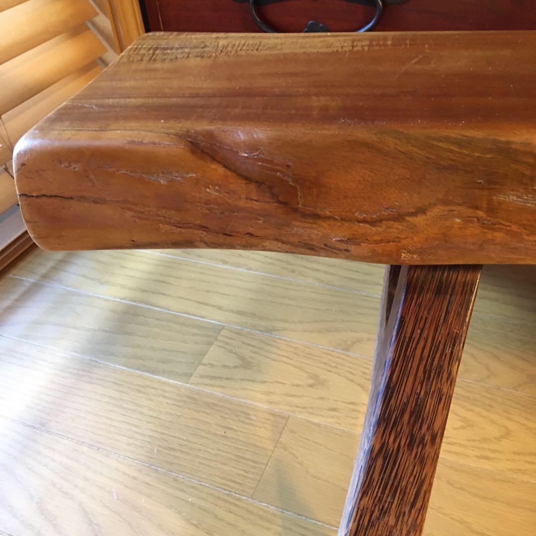 無垢材 天然木ミニベンチ