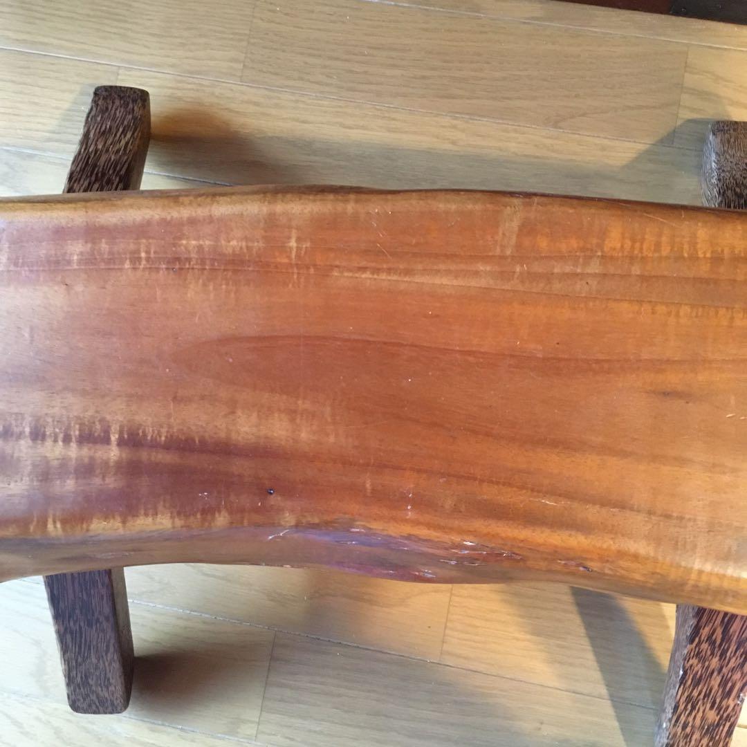 無垢材 天然木ミニベンチ