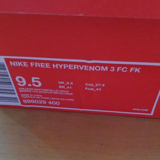 ナイキフリーハイパーベノム3FC フライニット新品