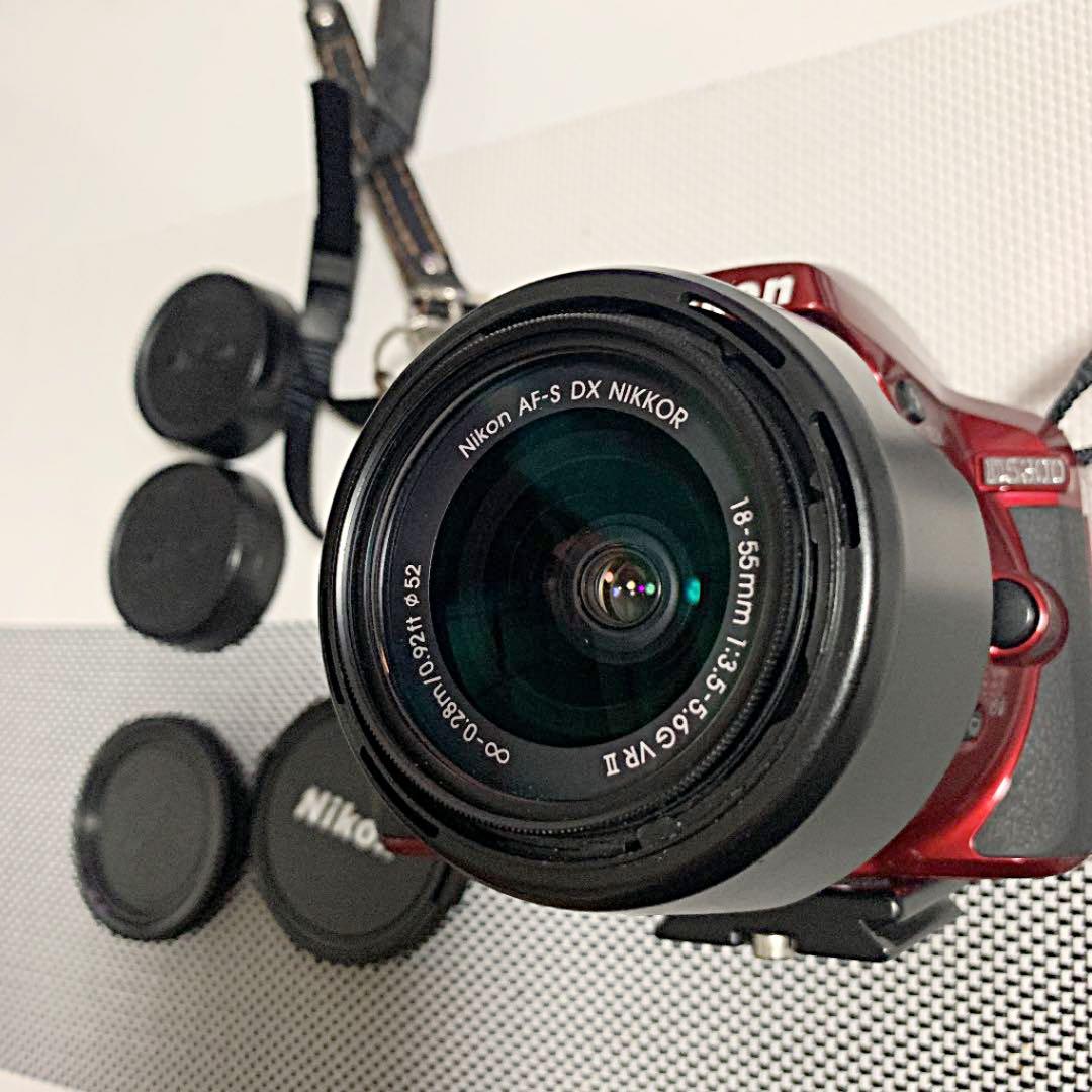 Nikon【D5300】18-55 VR II kit レッド