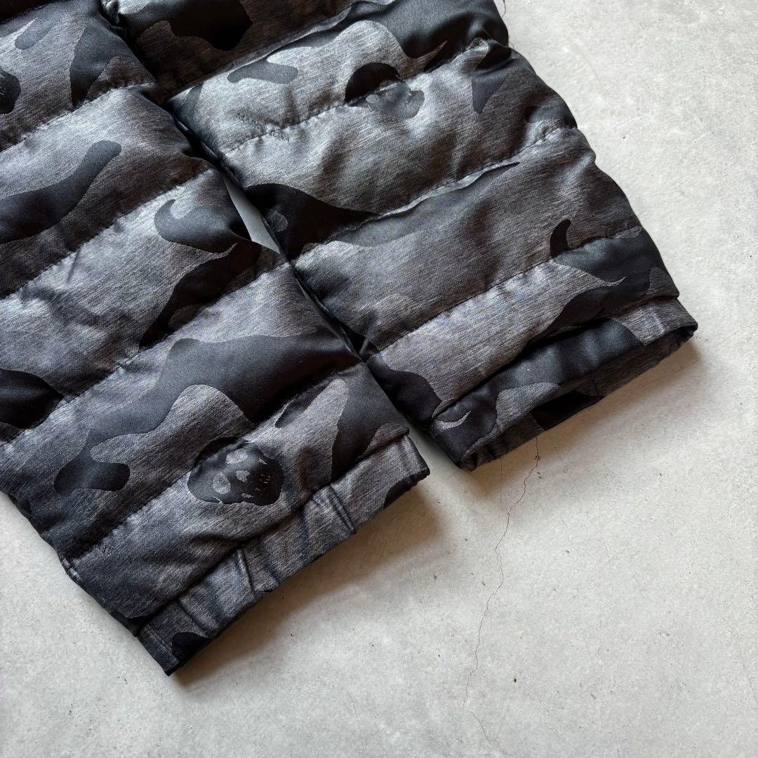 【美品】MARK&LONA ダウンジャケット スカル 迷彩総柄 ゴルフウェア L