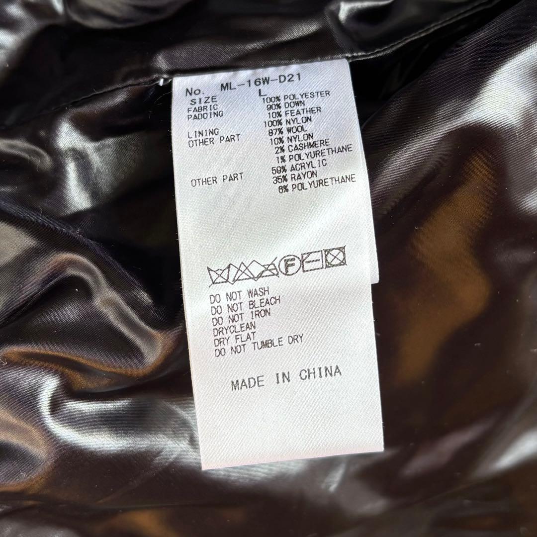 【美品】MARK&LONA ダウンジャケット スカル 迷彩総柄 ゴルフウェア L