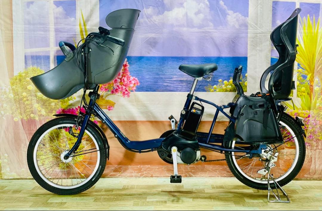 大人気ギュットCOMBIシート⭐️12AHパナソニック子供乗せ電動自転Y2355