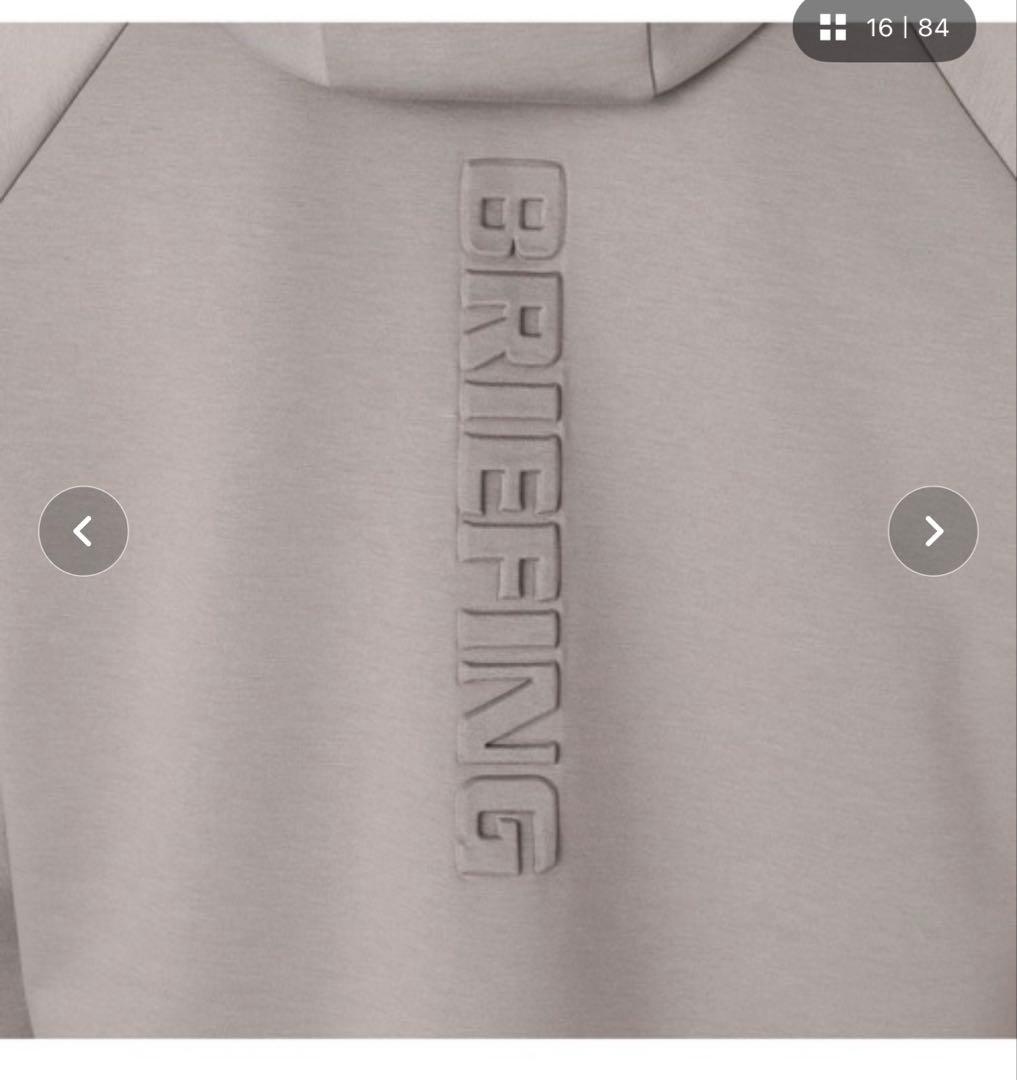 ブリーフィング　MEN’S WARM 3D LOGO PARKA 色グレー　Ｌ