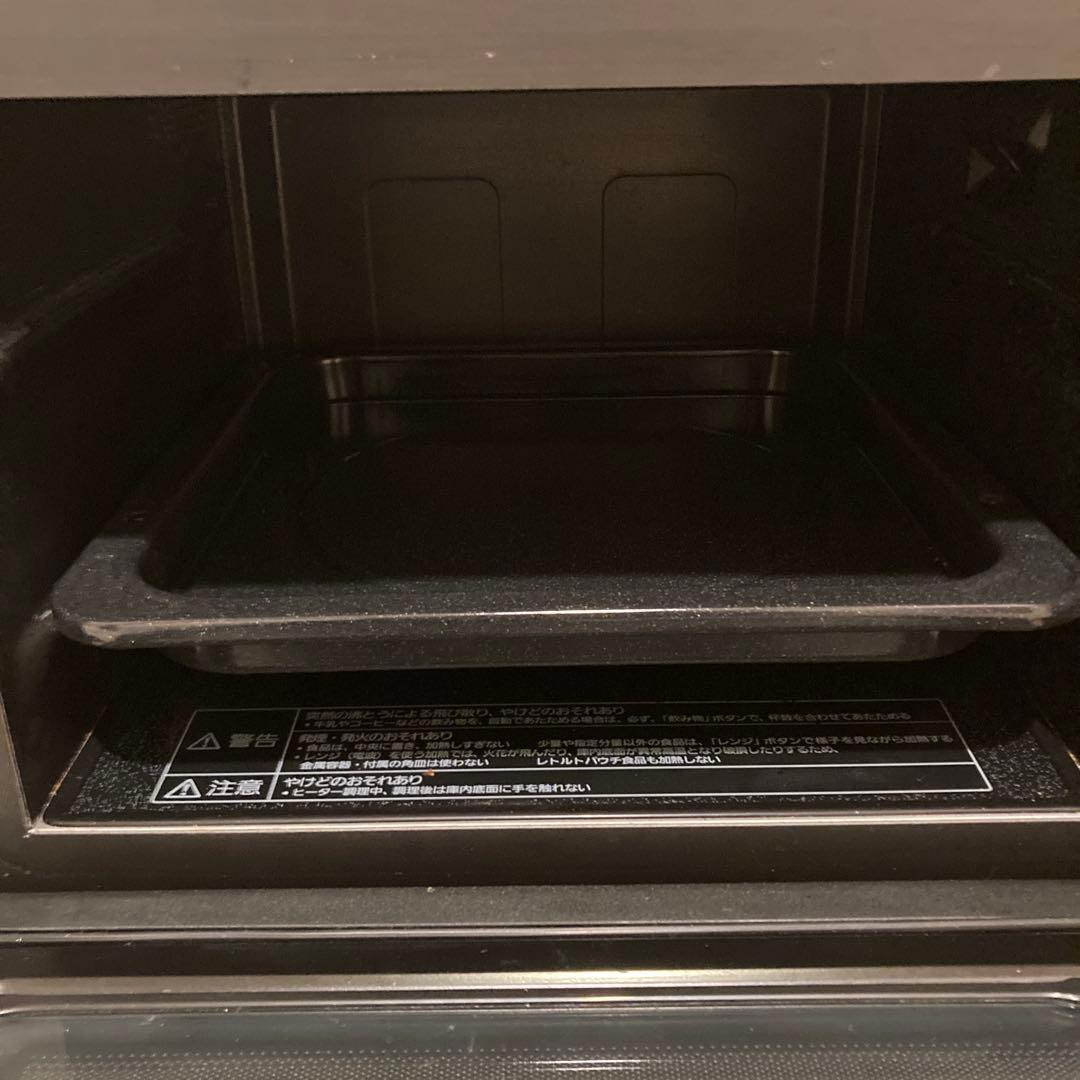 中古品Panasonic NE-MS267 オーブンレンジ ブラック2021年製