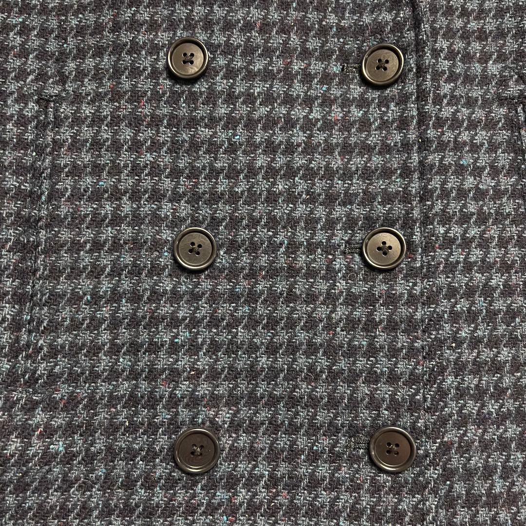 マーガレットハウエル　Pコート　カラーネップ　ミックスツイード