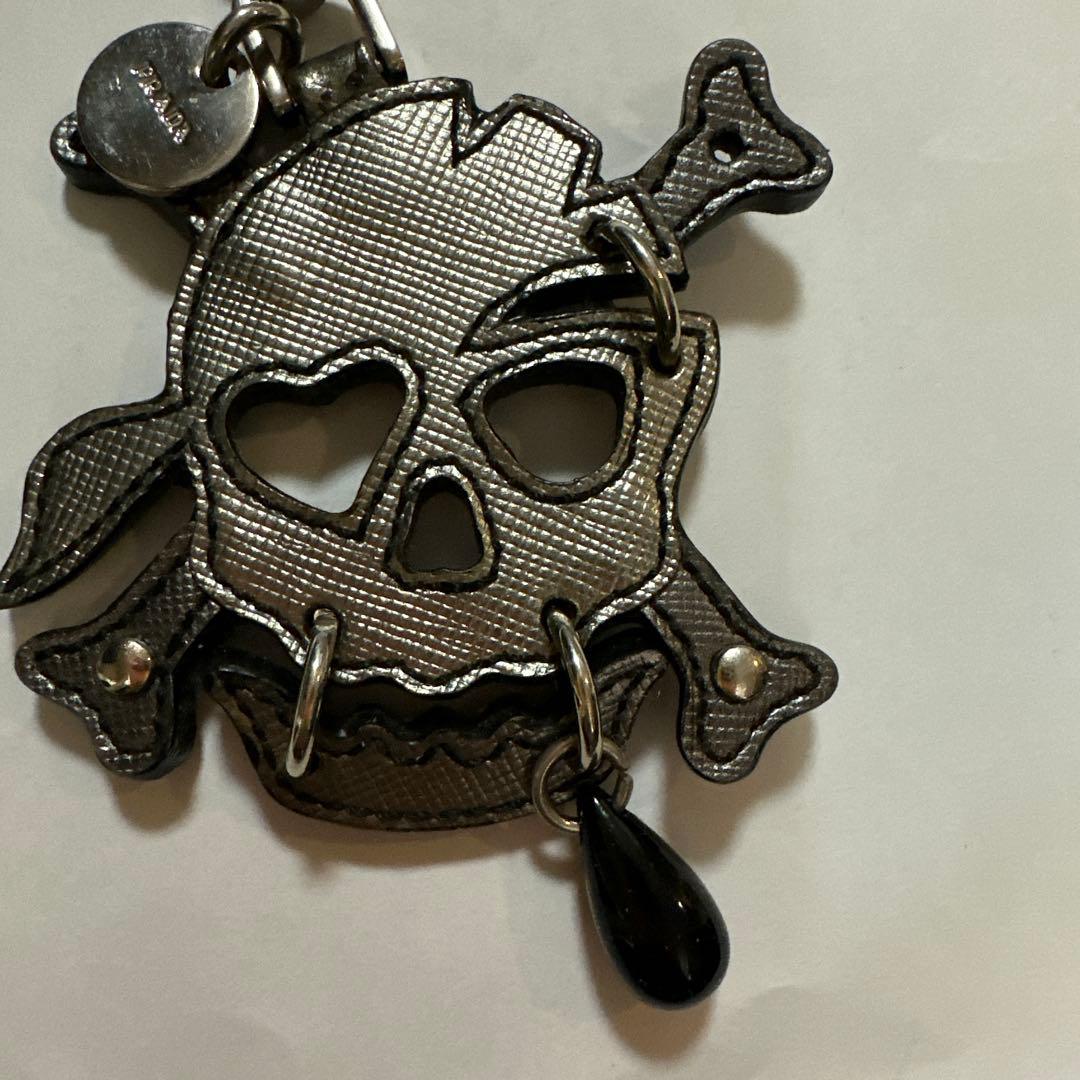 ☆PRADA ☆プラダ☆スカル ☆キーホルダー☆キーリング☆美品☆廃番品☆