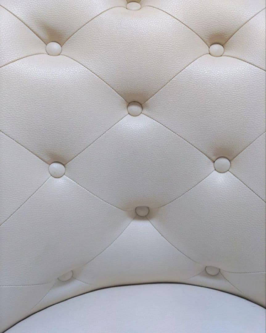 一人掛けソファー チェア エレガント サロンチェア キルティング 回転式