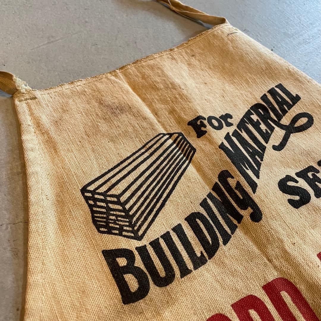 40s ワークエプロン　ビンテージ　apron vintage