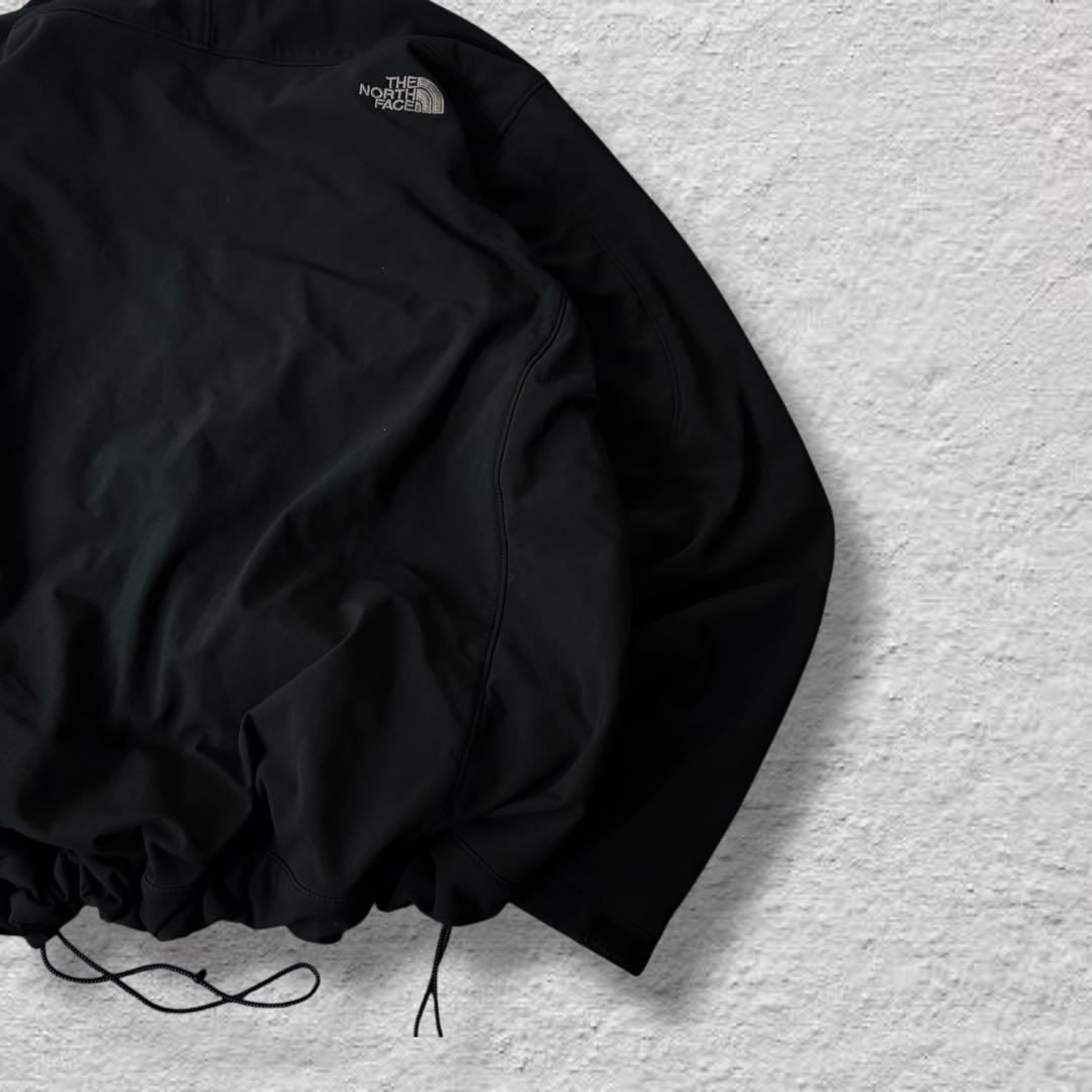 ノースフェイスソフトシェルジャケット90sブラックvintage古着USA規格