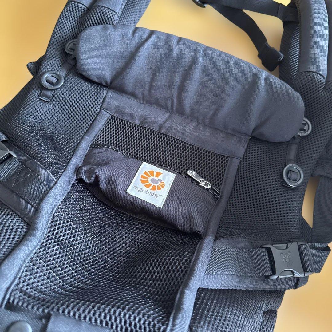 つん。様【エルゴベビー】抱っこ紐アダプトクールエア ブラック 説明書付き