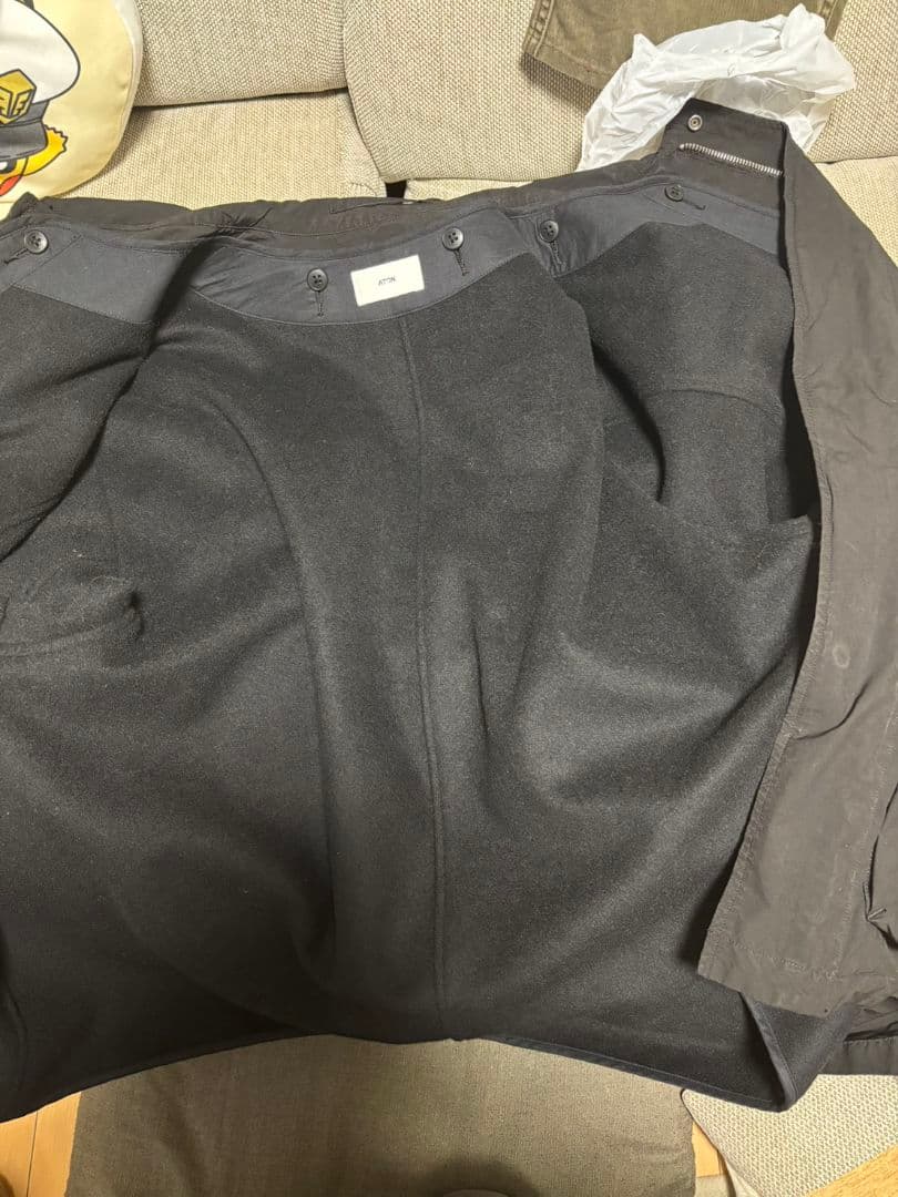 8日までの限定価格　ATON　WHEATHER FIELD COAT