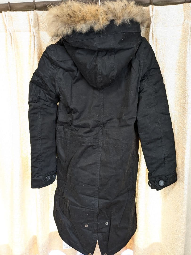 新品 ステュディオス モッズコート 黒 S