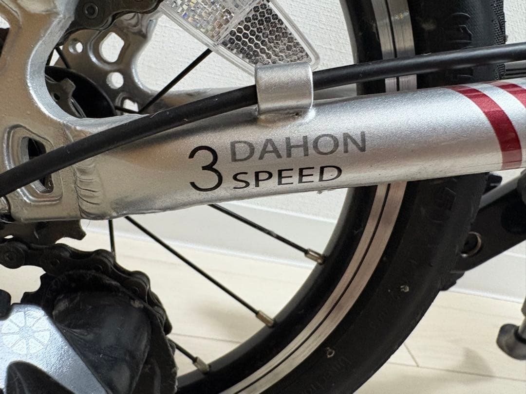 【引取限定】DAHON ダホン K3 折り畳み式自転車　ブラック　シルバー