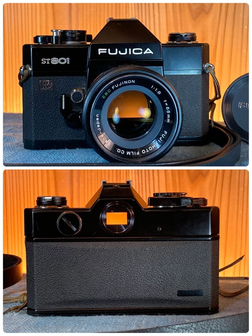 ★完動品＊美品★fujica st801／fujinon f1.8★初期保証