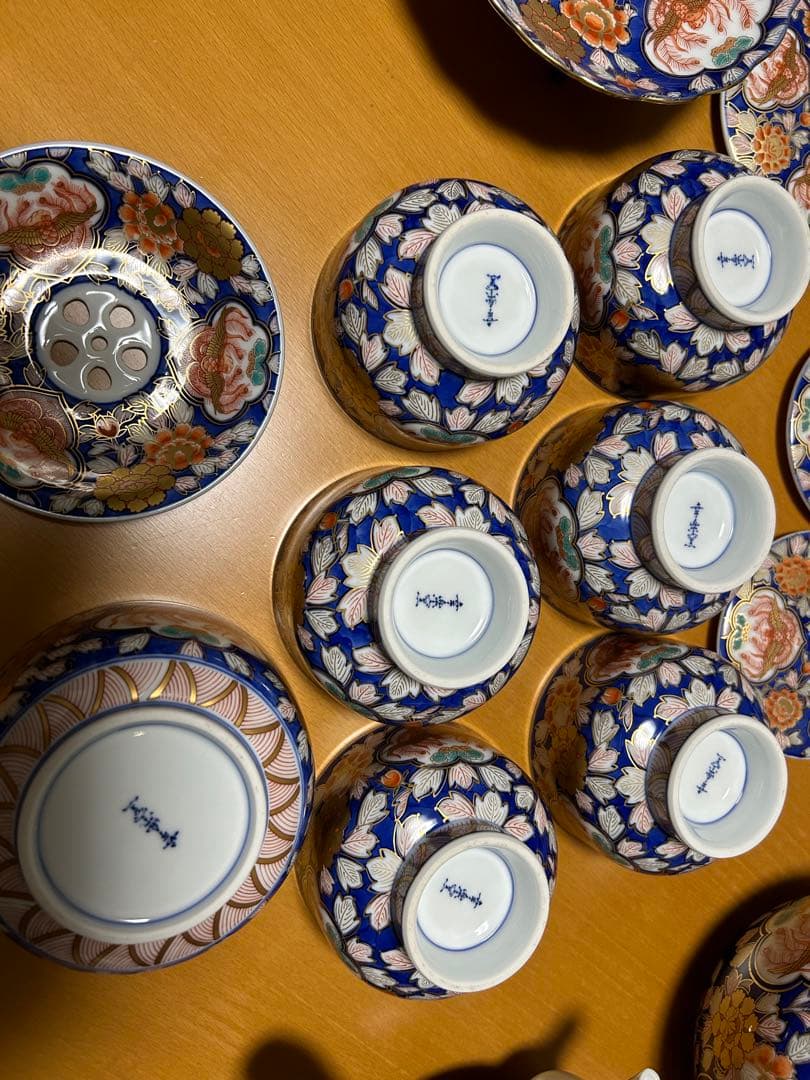 有田焼幸楽窯　陶磁器セット 急須と食器