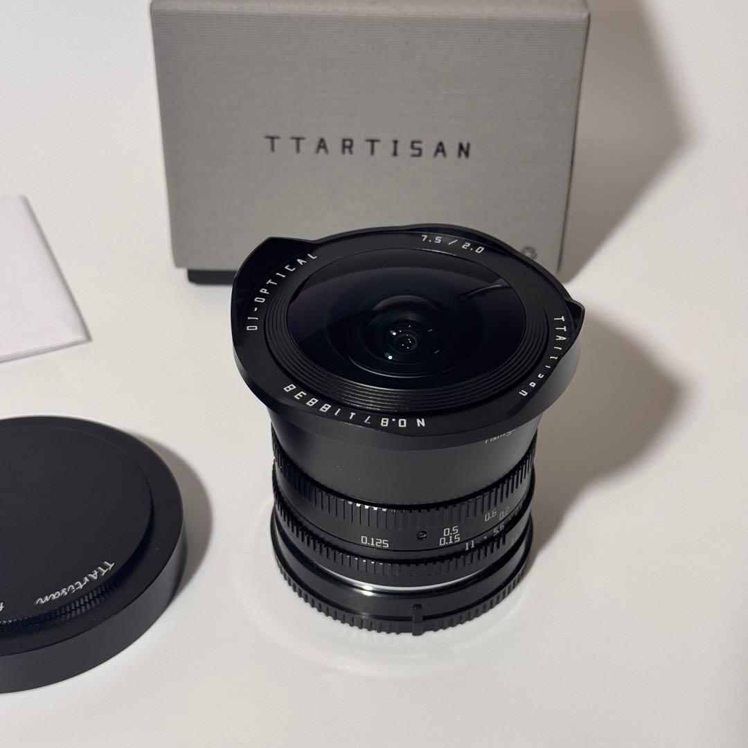 【新品同様】ソニーEマウント魚眼/銘匠光学 TTArtisan 7.5mm f2