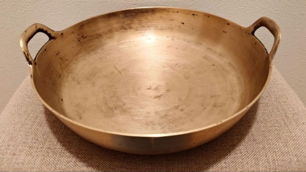 純銅製 業務用 大型 銅鍋 天ぷら鍋 33cm 送料込み