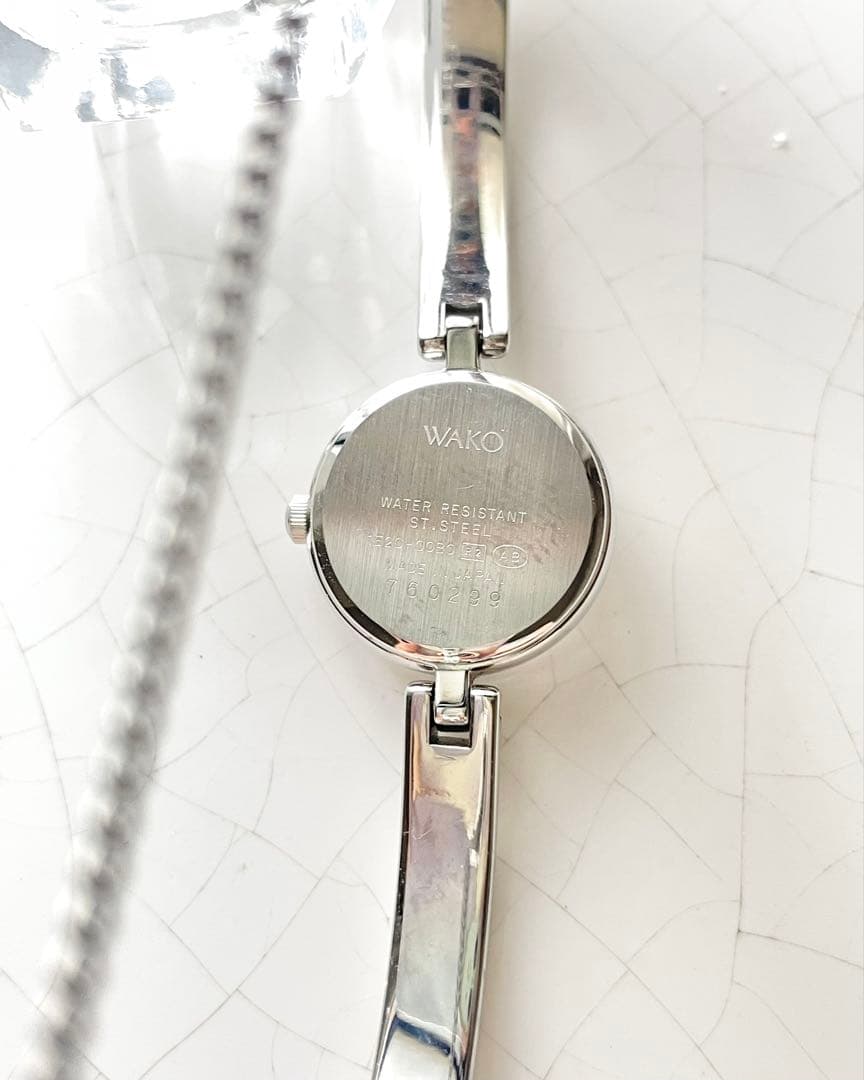 【お盆値下げ中】和光　ブレスレットウォッチ　腕時計　シルバー