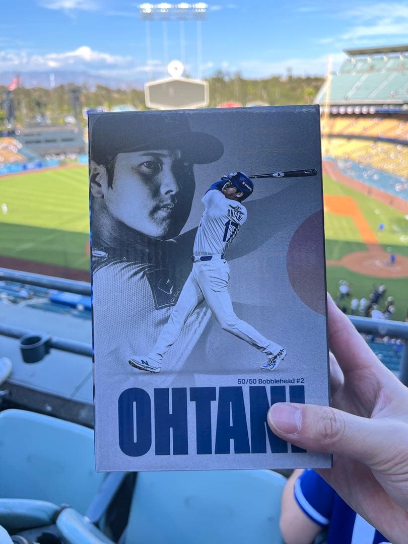 大谷翔平　8/27入場特典　50/50 ボブルヘッド