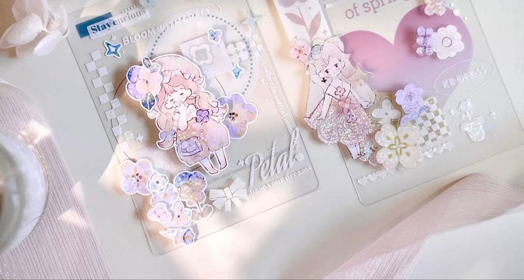 雀斑茶《花帘》海外マスキングテープ　マステ 【2232】