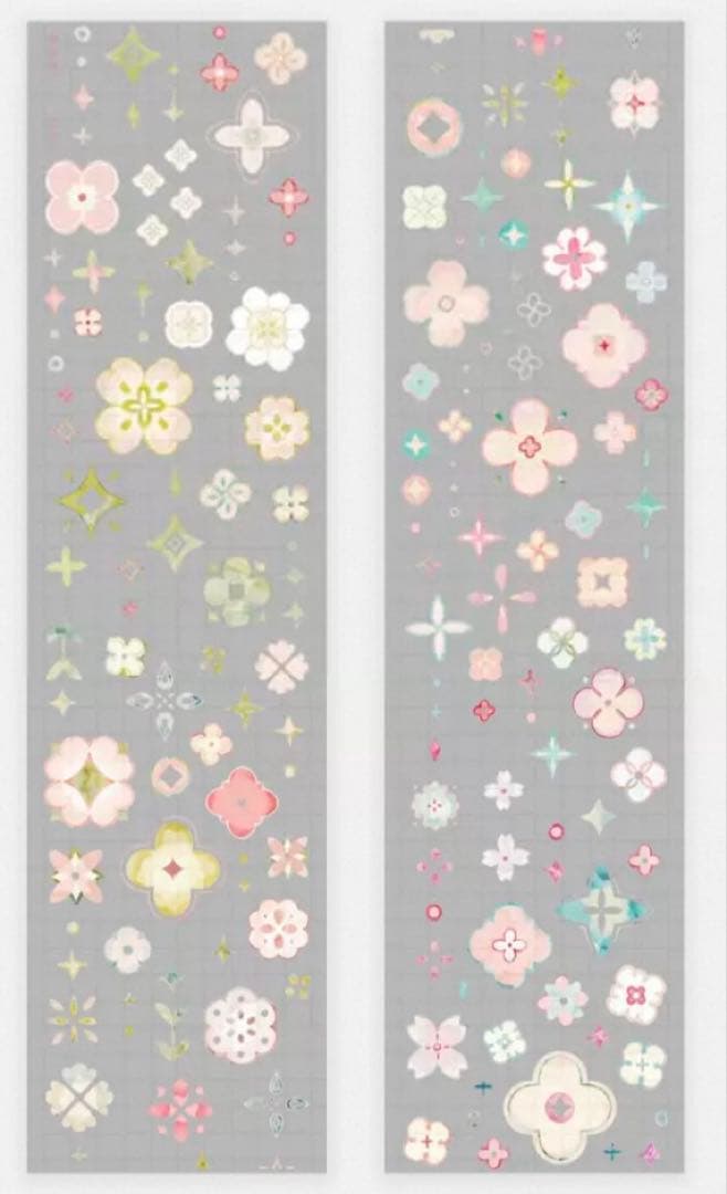 雀斑茶《花帘》海外マスキングテープ　マステ 【2232】