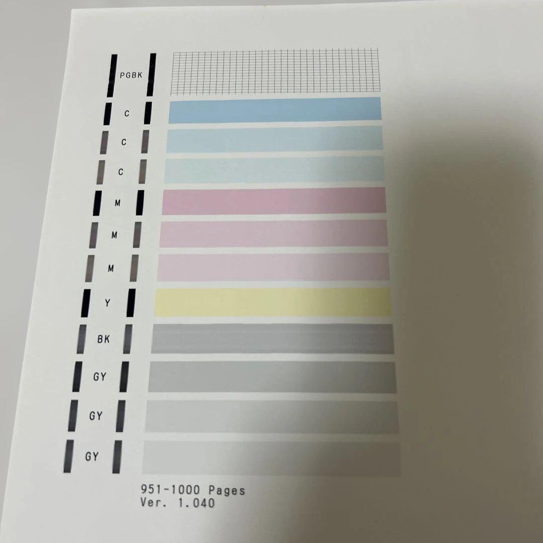 Canon MG7530 印刷枚数1000枚以下