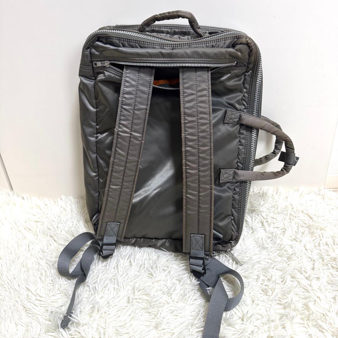 PORTER タンカー 2way ビジネスバッグ リュック　大容量　グレー