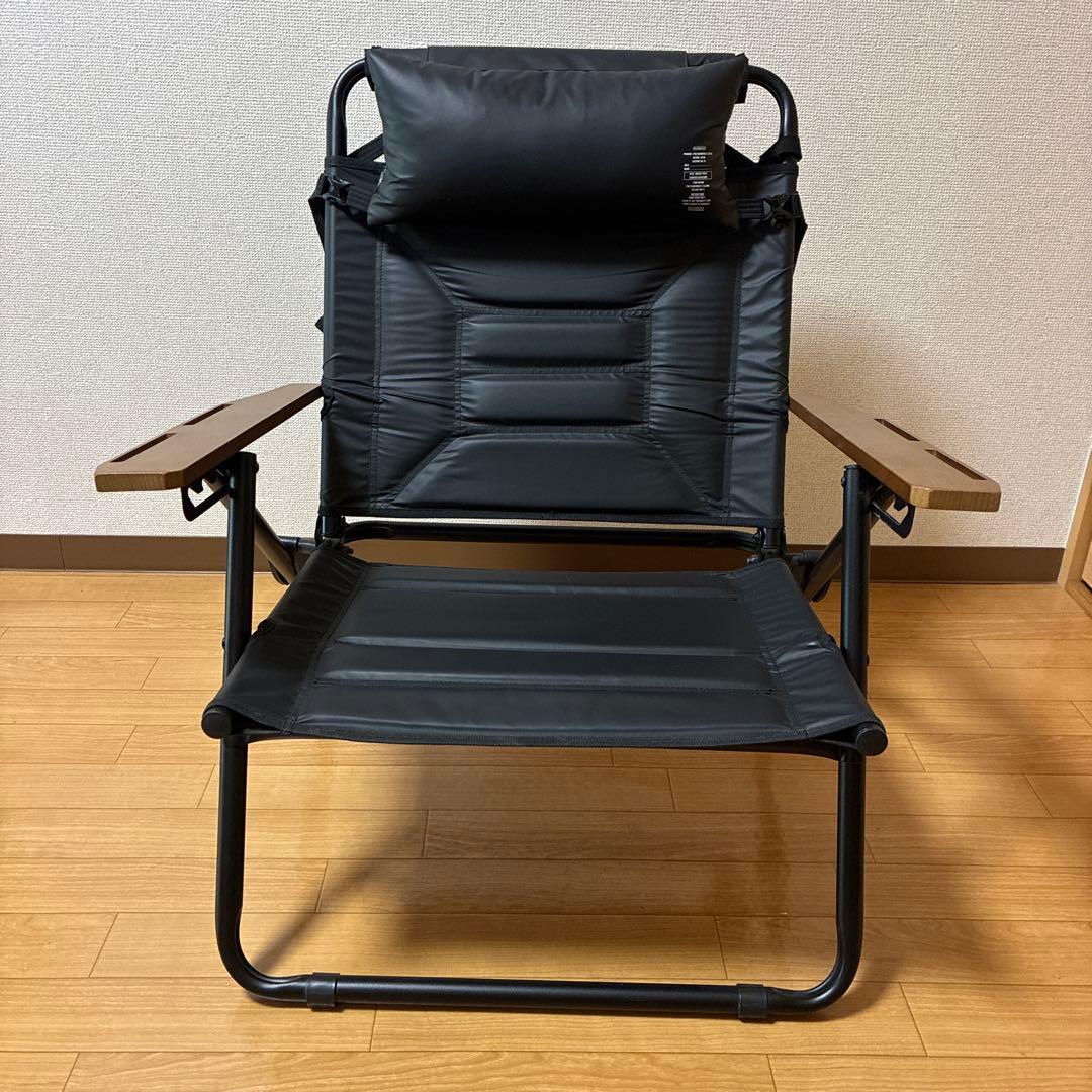 AS2OV(アッソブ)リクライニングローバーチェア マルチクッション付きブラック