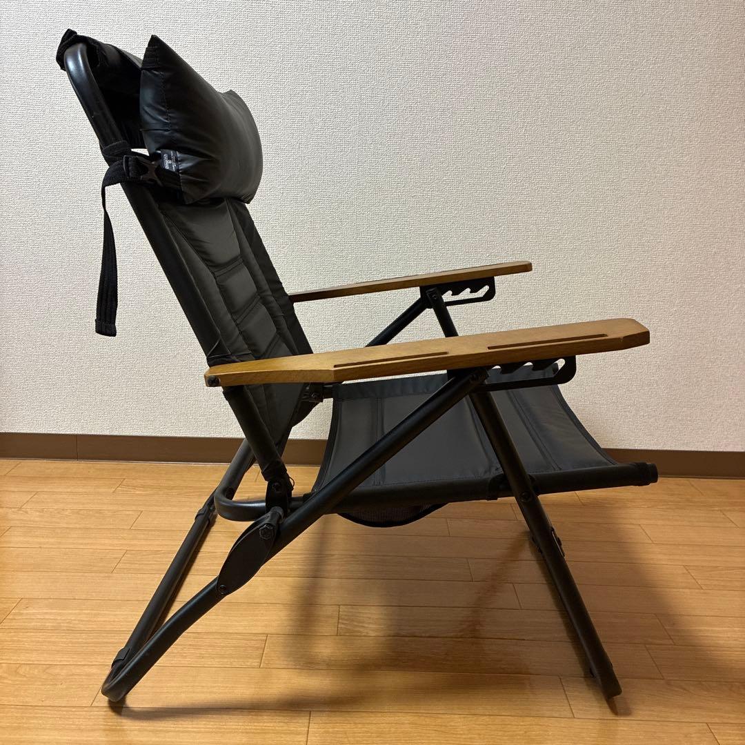 AS2OV(アッソブ)リクライニングローバーチェア マルチクッション付きブラック