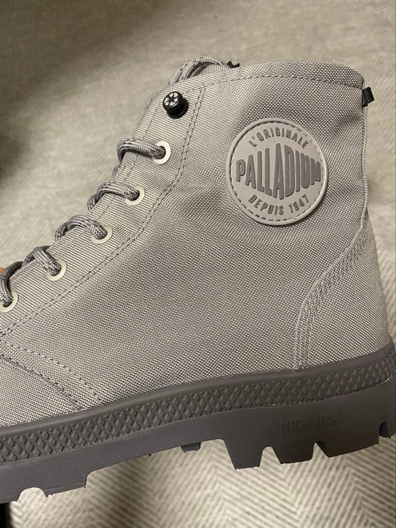 PALLADIUM グレー ハイカットブーツ　チタニウム