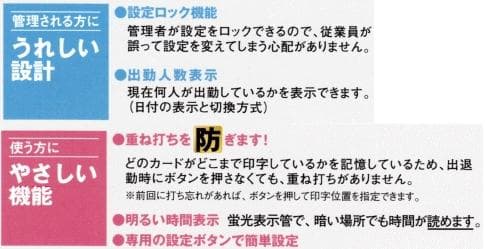 ★良品 清掃済　MAX タイムレコーダー ER-110SIV + カード20枚