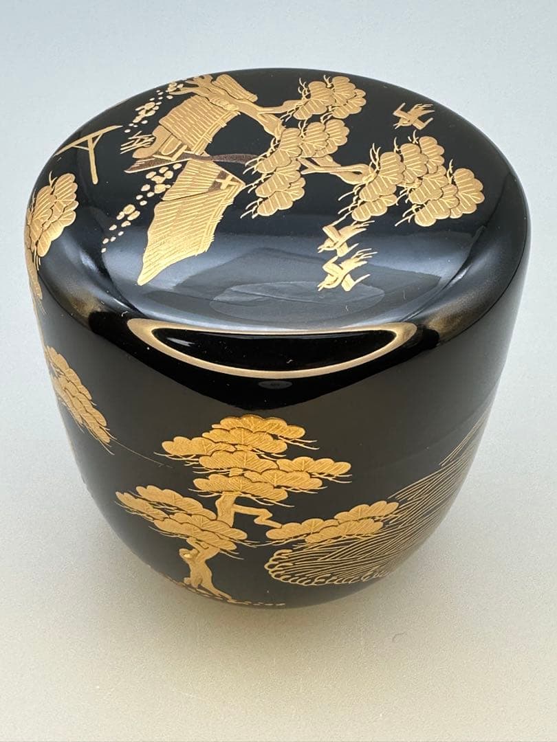 茶道具　棗　吉田宗利　塩釜蒔絵