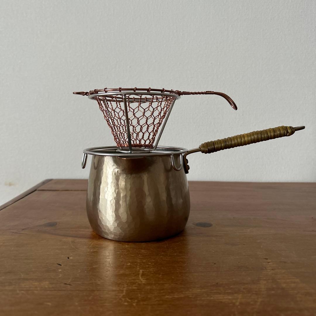 富貴堂　片手鍋　銅製