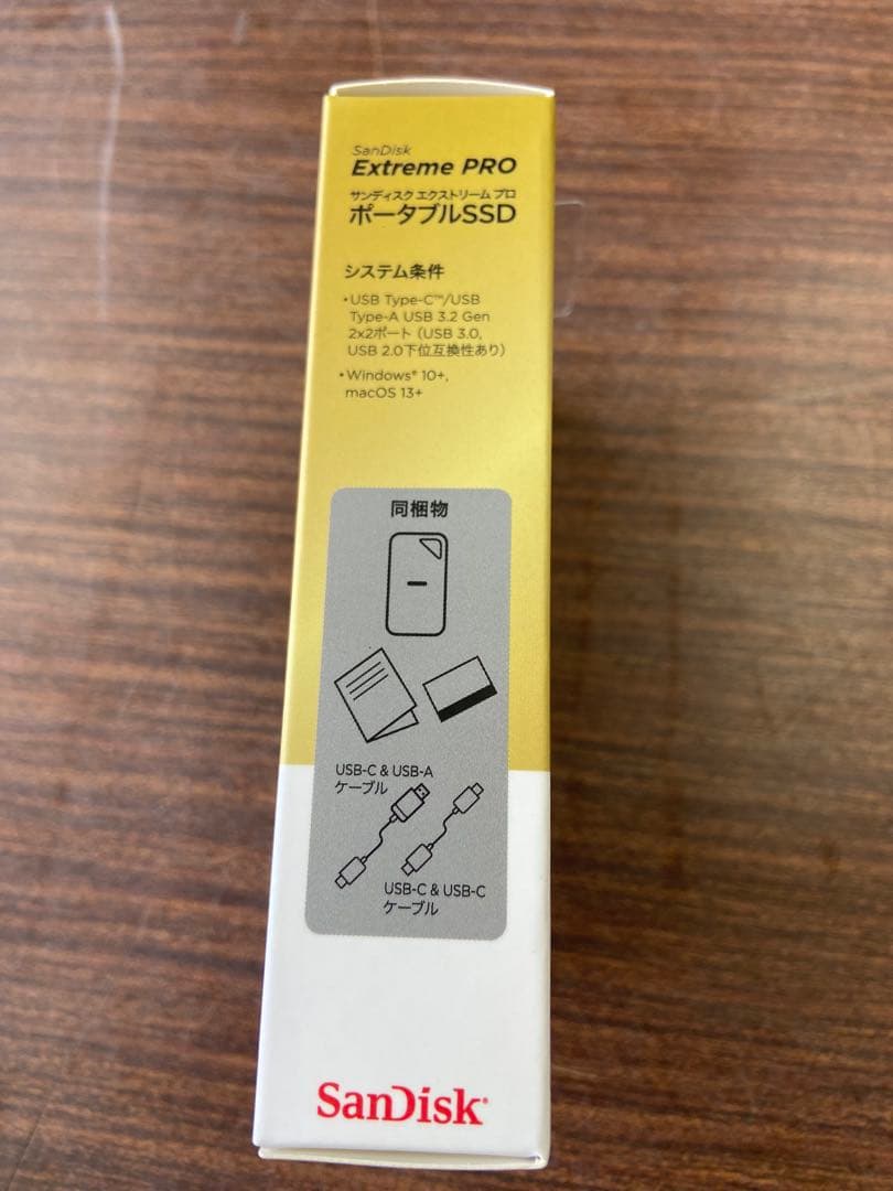 SanDisk エクストリームプロ　ポータブルSSD 4TB