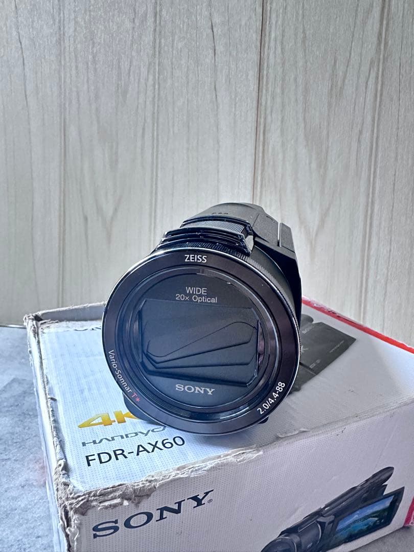 【訳あり美品】SONY FDR-AX60 4K ハンディカム ※HDMI難あり