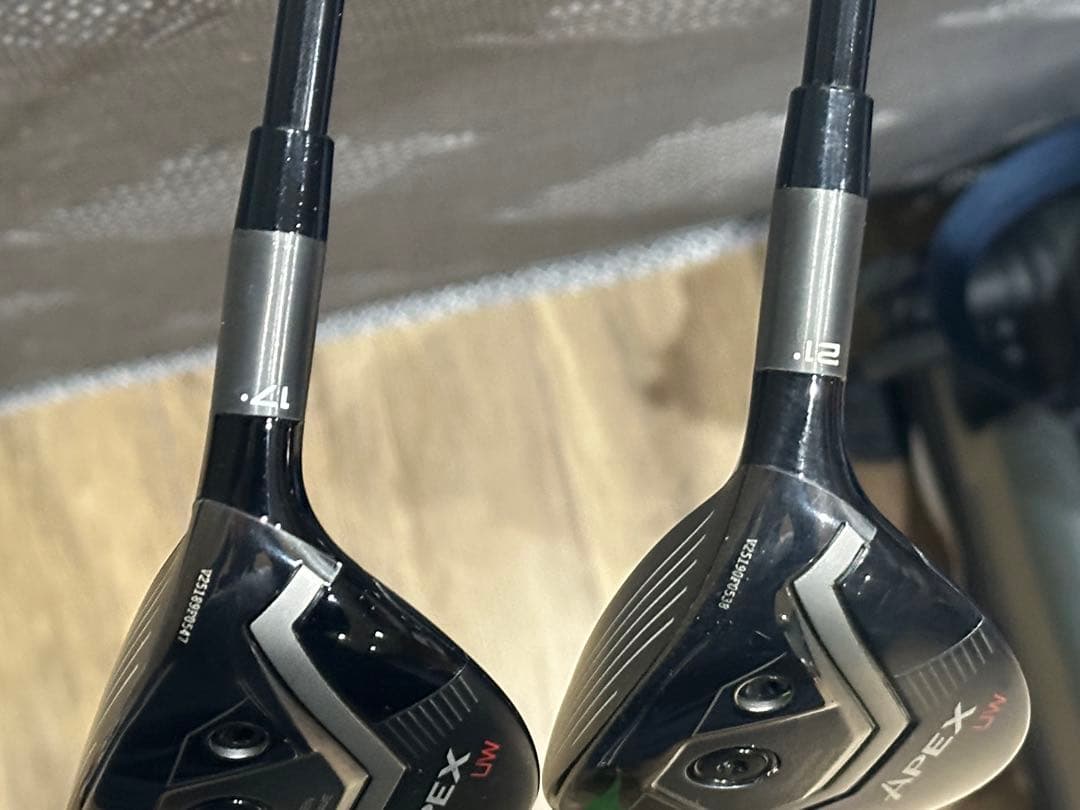 キャロウェイ ユーティリティAPEX UW 3U 17度、4U 21度　2本
