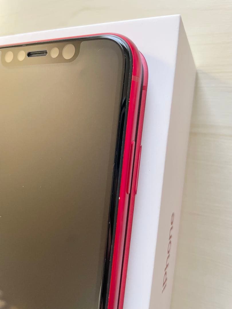 iPhone XR レッド128GB SIMフリー　箱付き