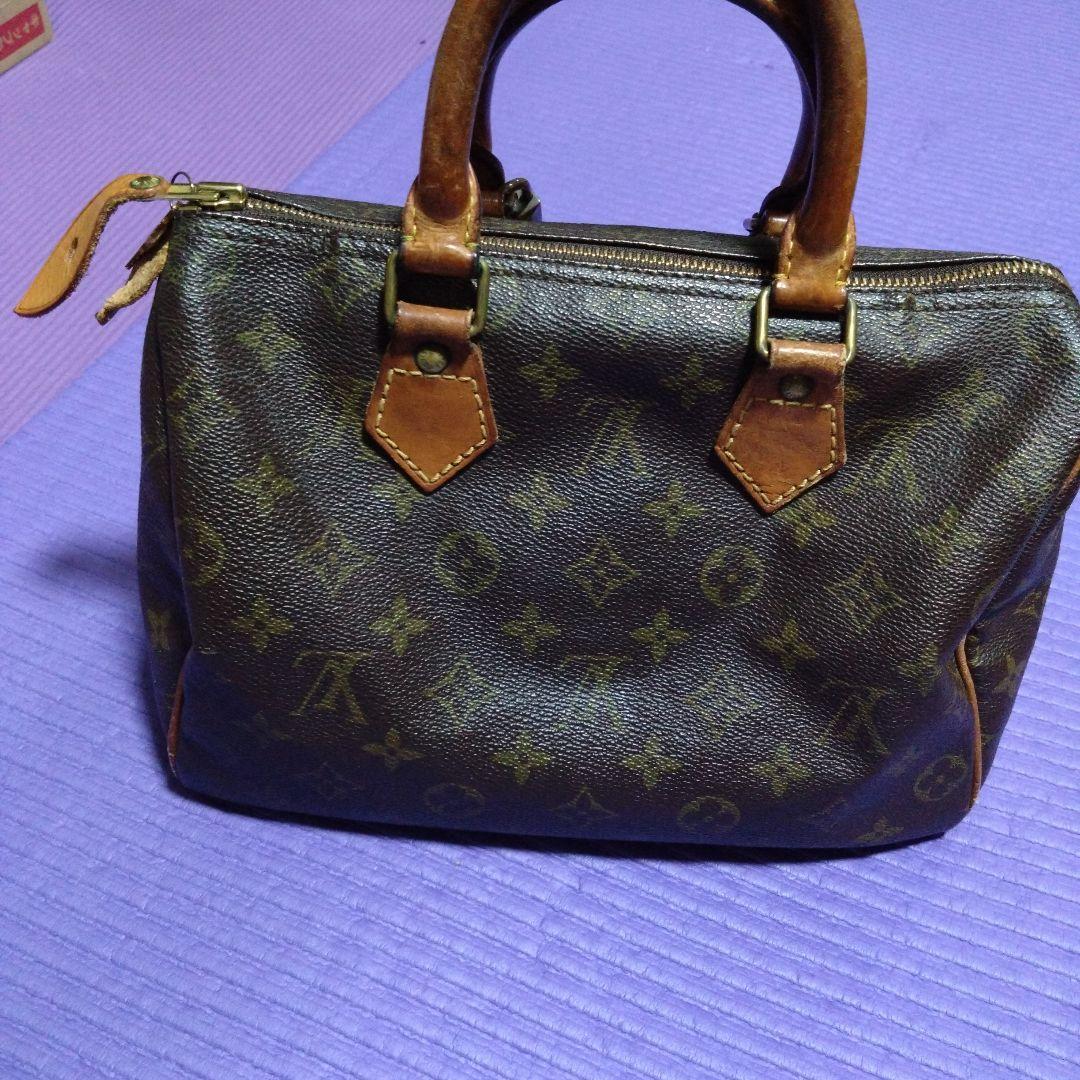 【鑑定済】 ルイヴィトン スピーディ 25 モノグラム ハンドバッグ