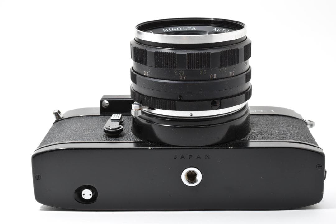 【希少なブラック 革ケース付】 ミノルタ SR-1+ 55mm F1.8 カメラ
