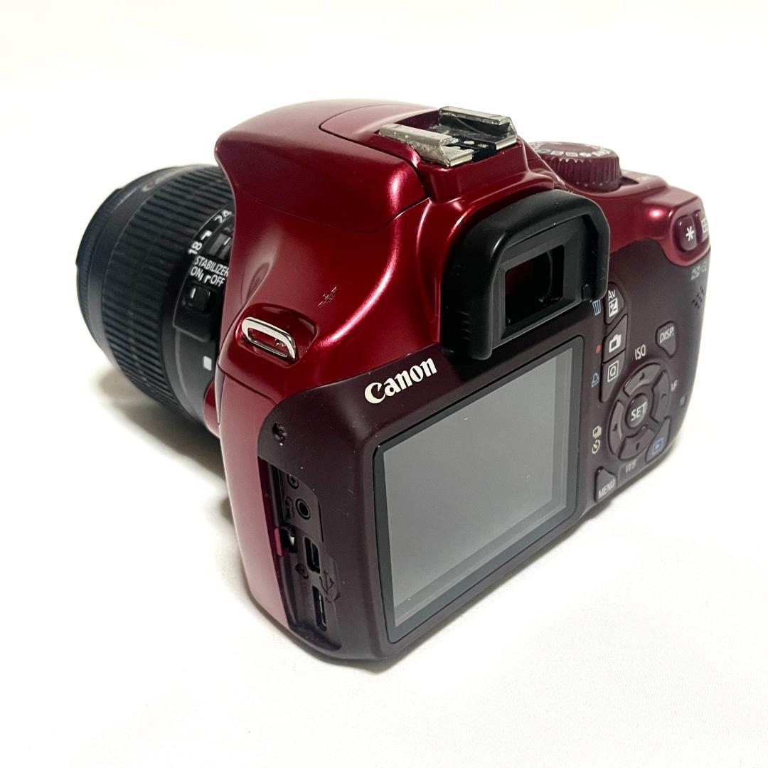 映える赤❣️ Canon EOS Kiss X50 IS II レンズ 初心者◎